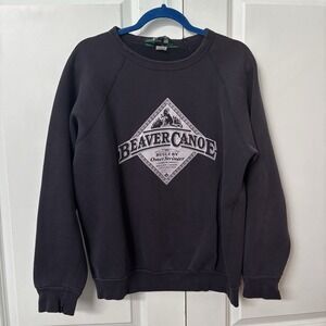 Beaver Canoe Men's Black Logo Crewneck Sweatshirt